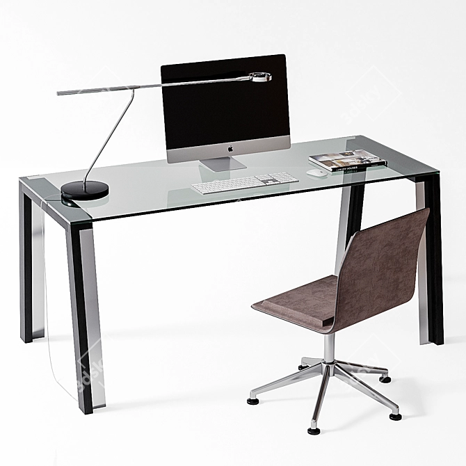 Modern Minimalist Office Set - Gallotti & Radice 3D model image 1