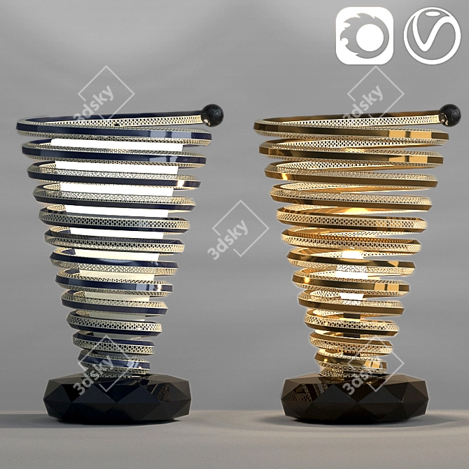 Elegant Illumination Set   Floor Light 001 3D model image 7