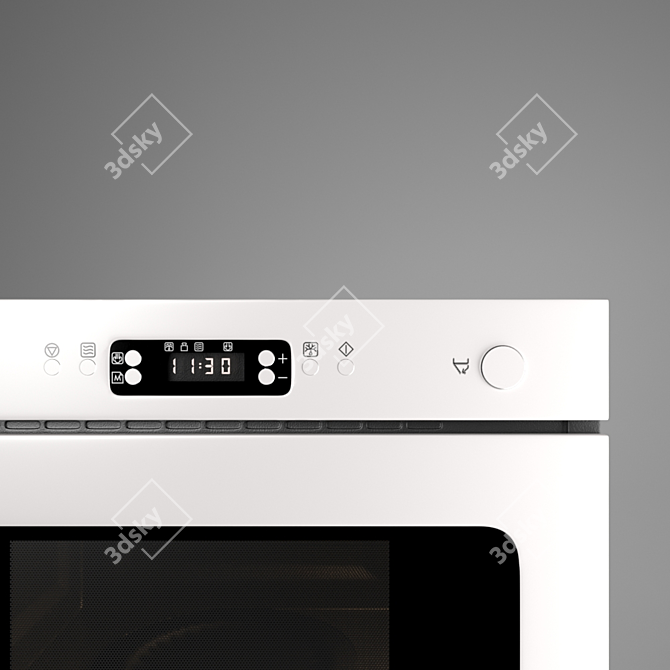 IKEA MATTRADITION Microwave: Simple and Stylish Heating 3D model image 2