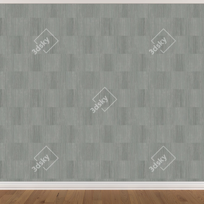 Seamless Wallpaper Set - 3 Colorful Options 3D model image 4