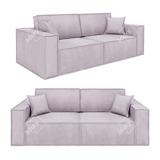 Turin Sofa by Aura Interiors 3D model image 1