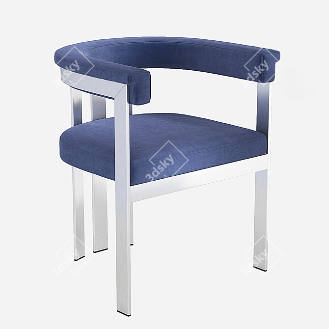 Elegant Eichholtz Clubhouse Dining Chair 3D model image 5