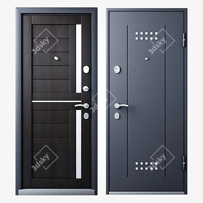 TOREX Entrance Door DELTA-M 10 (860x2050) 3D model image 2