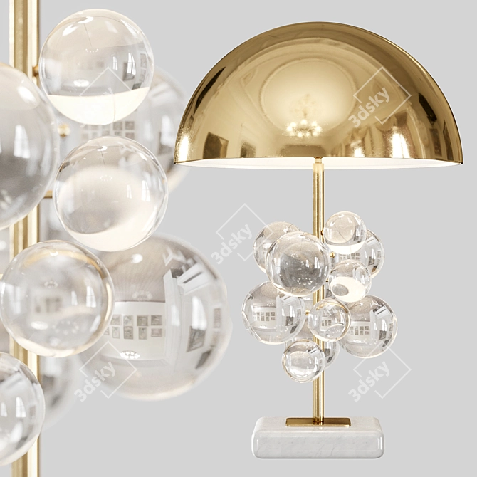 Modern Neo-Classical Globo Table Lamp II 3D model image 1