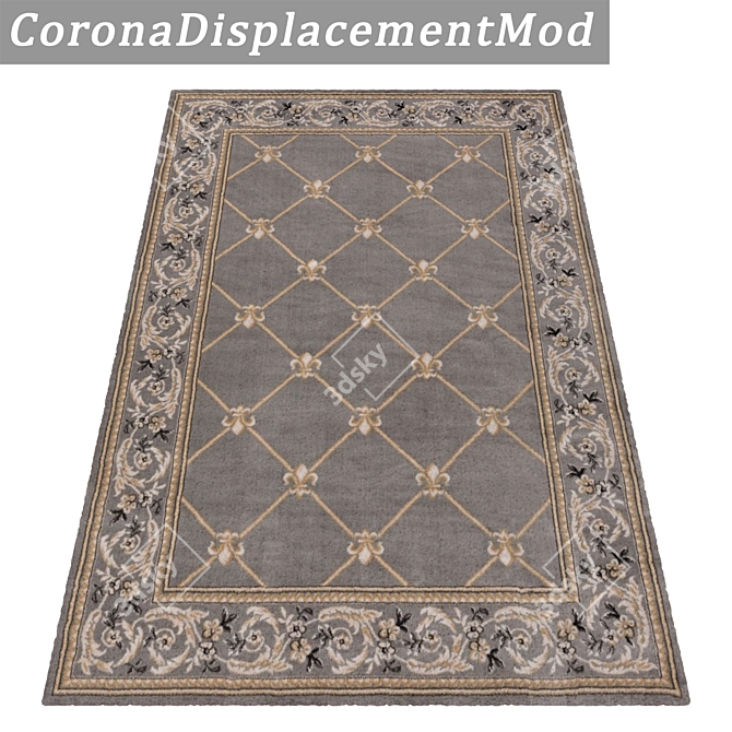 Title: High-Quality Carpets Set 3D model image 4