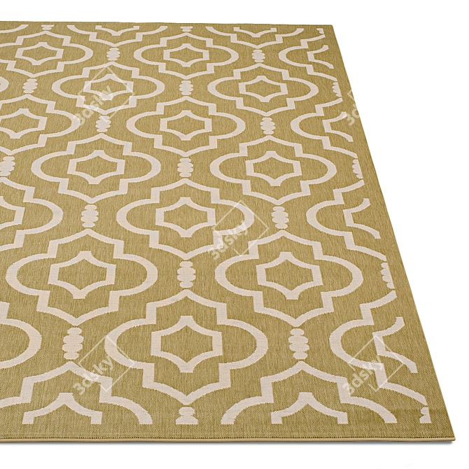 Modern Archive Rug Collection 3D model image 2