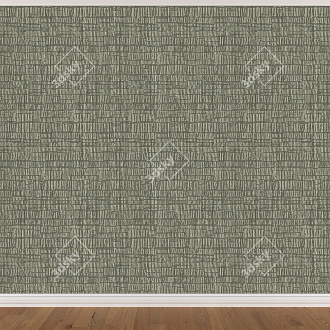 Seamless Wallpaper Set - 3 Colors 3D model image 2