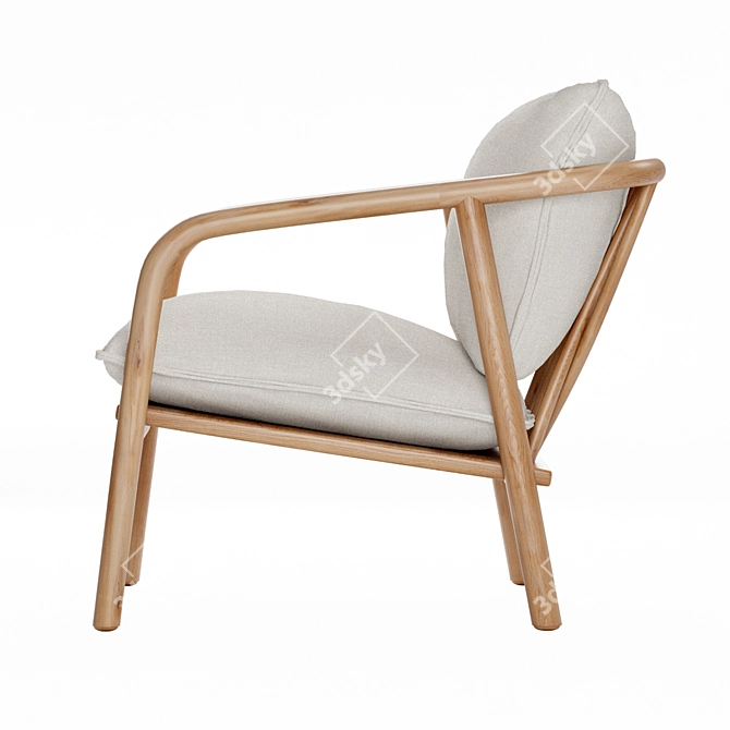 Scandi Frame Laurel Chair 3D model image 3