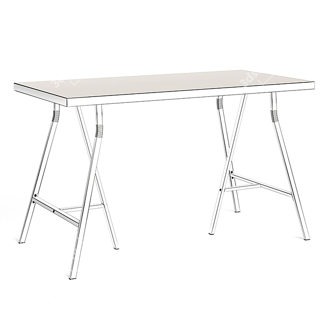 Versatile Linnmon/Lerberg Table: Stylish & Functional 3D model image 6