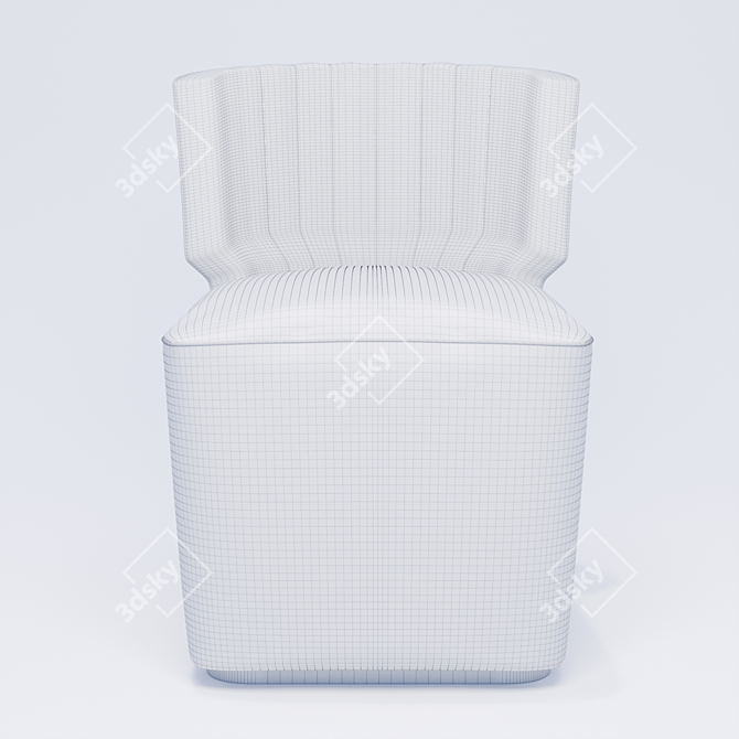 Modern Lipstick Swivel Chair 3D model image 4