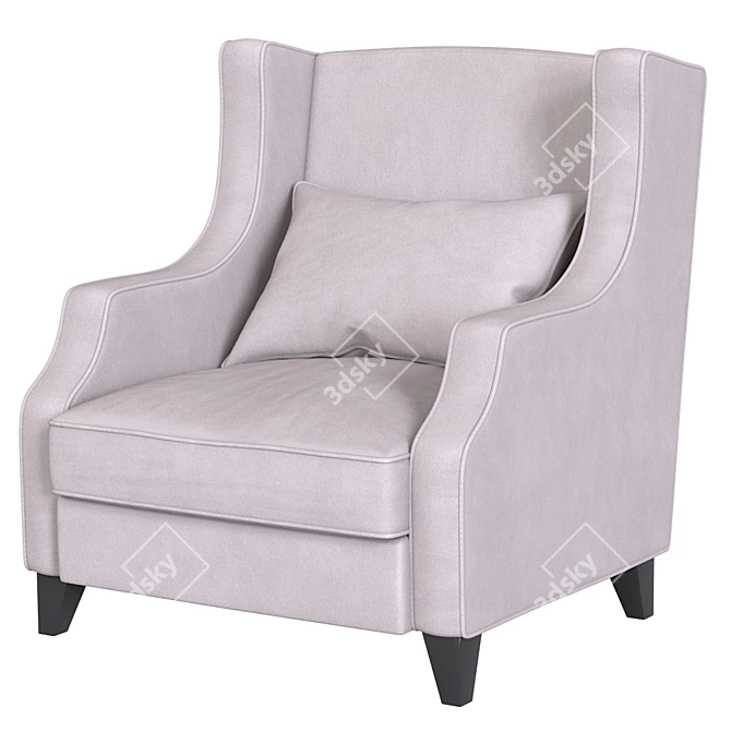 Soho Armchair by Mdehouse: Sleek and Stylish 3D model image 1