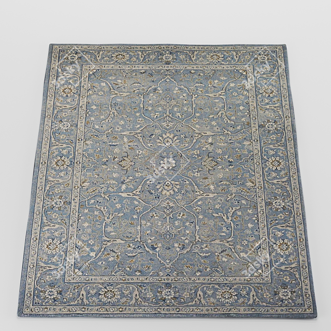 Elegant Sultan Treasures Slate Blue 3D model image 1