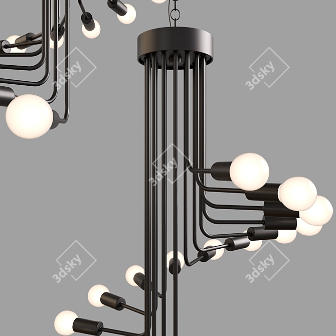 Nordic Style Table Lamp 3D model image 3