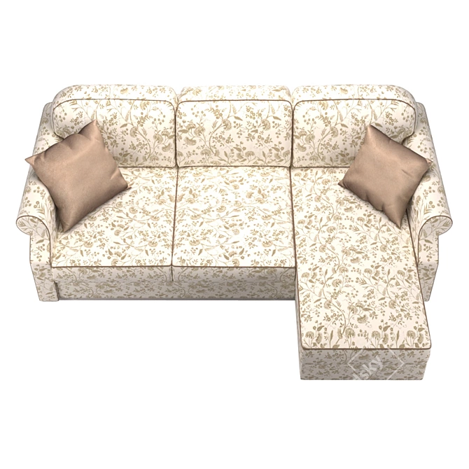 Title: Elevate Your Comfort with Moon 112 Sofa 3D model image 4