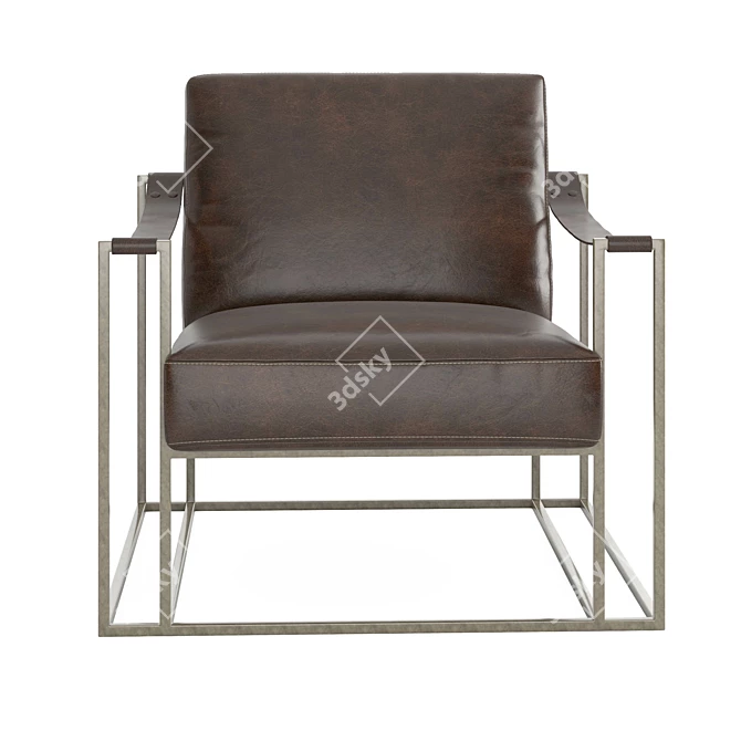 Elegant Bernhardt Dekker Chair 3D model image 2