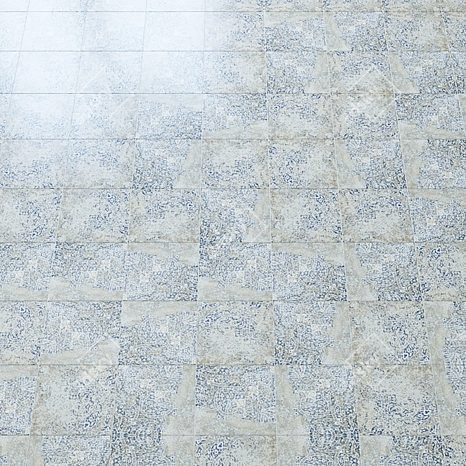 Caspian Porcelain Tile Collection 3D model image 2