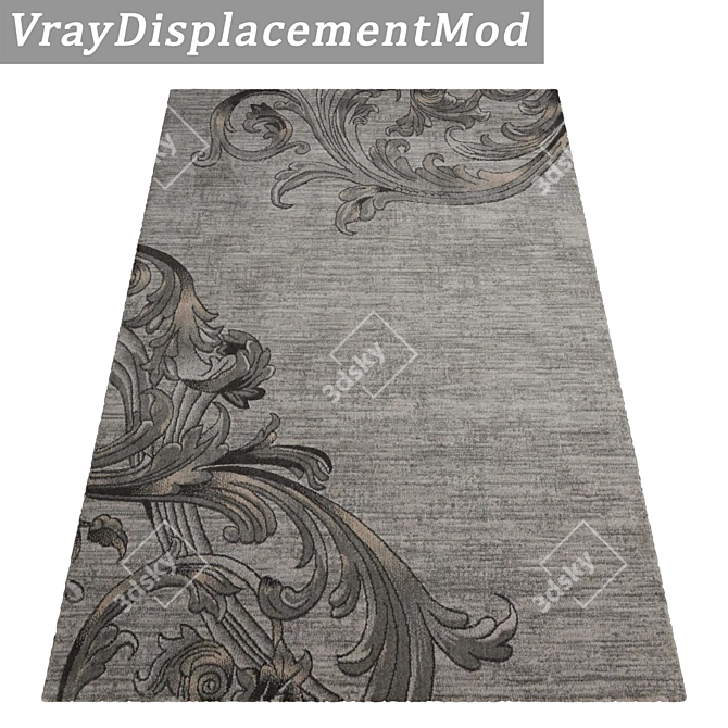 Luxury Rug Set: High-Quality Textures 3D model image 3