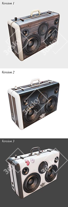 Compact Wireless Speaker with Stunning Sound 3D model image 15