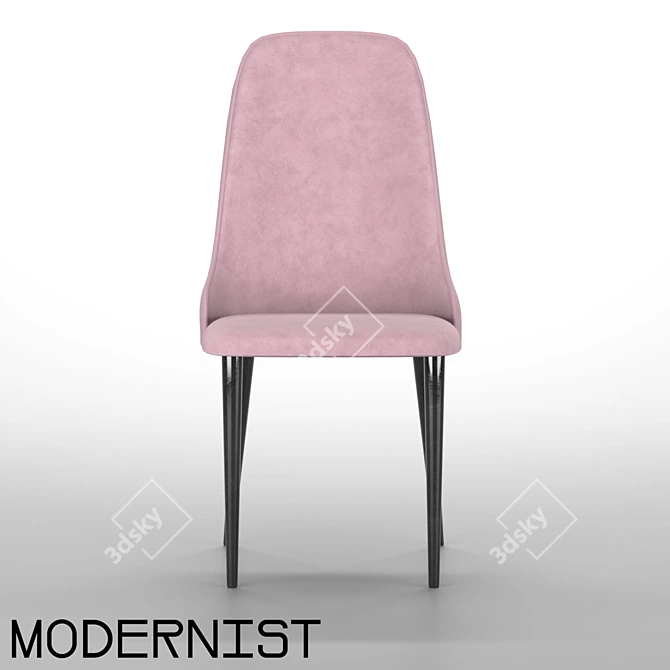 Gogen CF OM Chair: Stylish Design, Customizable Materials 3D model image 2