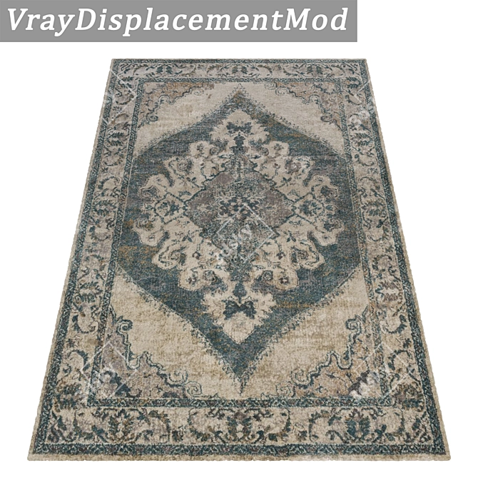 Luxury Carpets Set - High-Quality Textures 3D model image 3