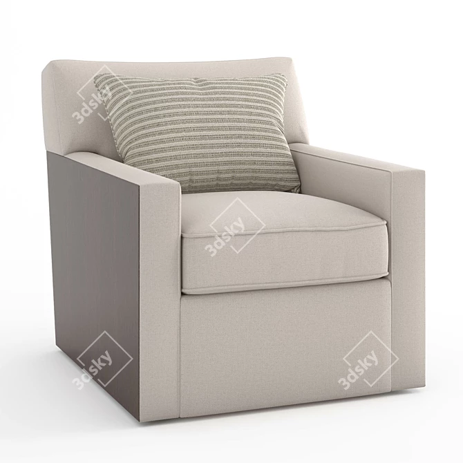 Modern Arudin Lounge Chair 3D model image 3