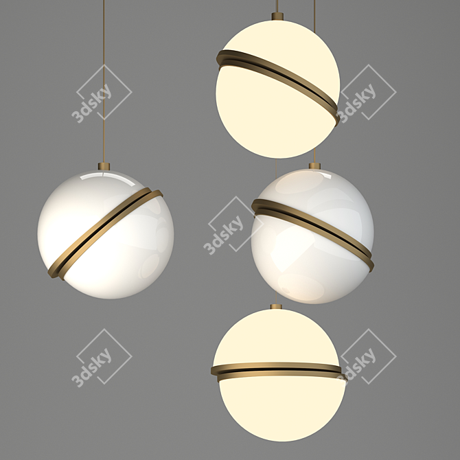 Lustrous Brilliance: Lee Broom Lights 3D model image 1