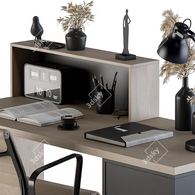 Naturally Inspired Work Table 3D model image 4