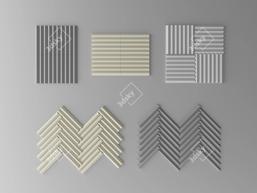 ASHOME 3D Wall Tiles 3D model image 3