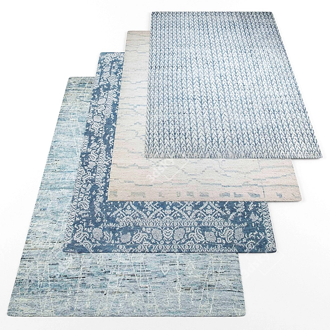 Modern Rugs Collection 3D model image 1