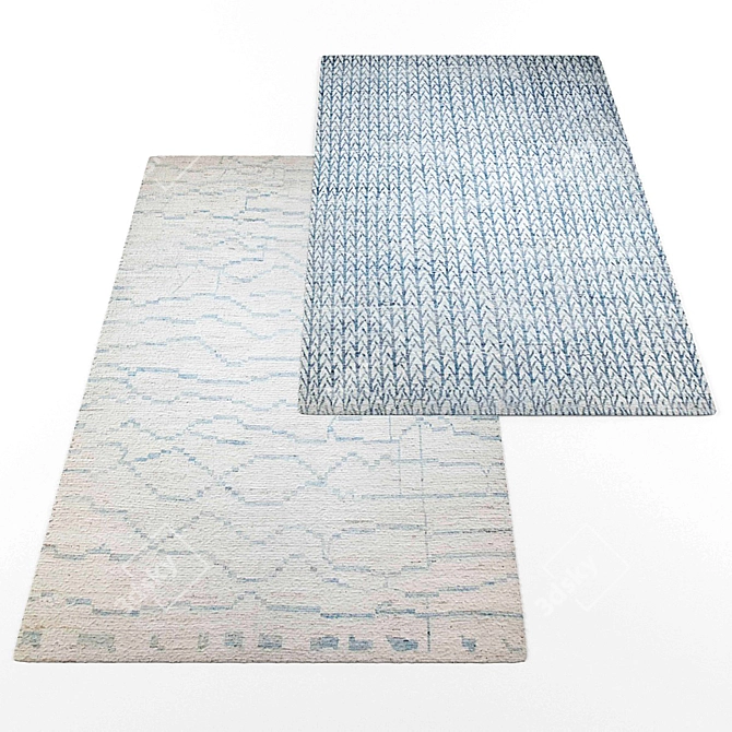 Modern Rugs Collection 3D model image 2