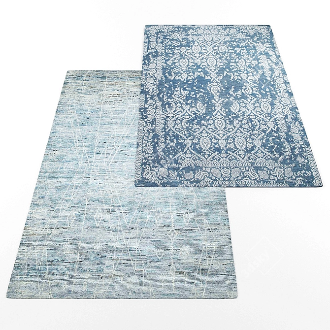 Modern Rugs Collection 3D model image 3