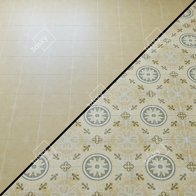 ITALON Artwork Collection: White Ceramic Tiles
ITALON Artwork: Beige Ceramic Tiles
ITALON Artwork: Grey Ceramic 3D model image 4