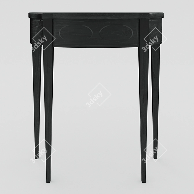 Soul Wood Console: Timeless Elegance 3D model image 1