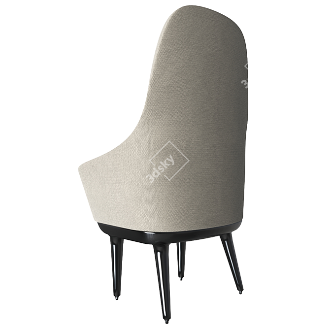 ErgoSoft High Back Chair 3D model image 3