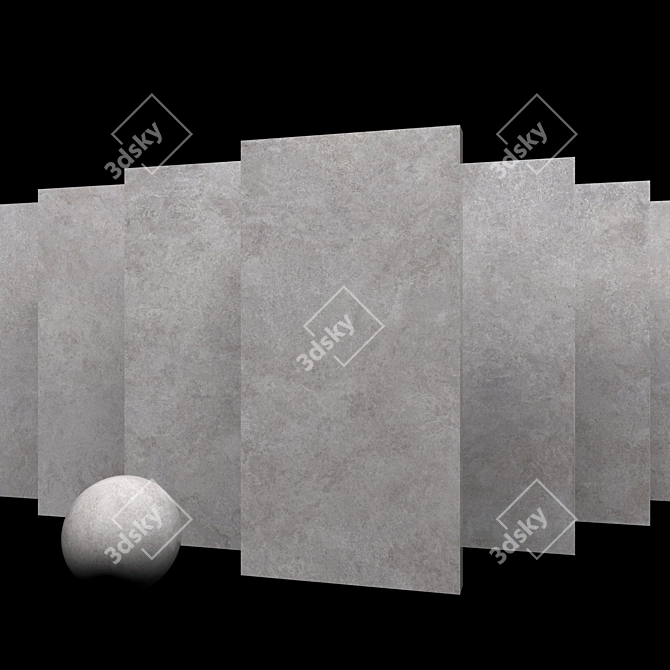 Museum Lava Fog Marble Set 3D model image 4