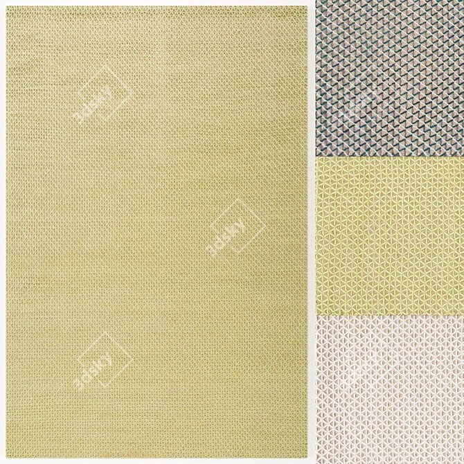  Modern Raw Set - GAN Carpets 3D model image 2