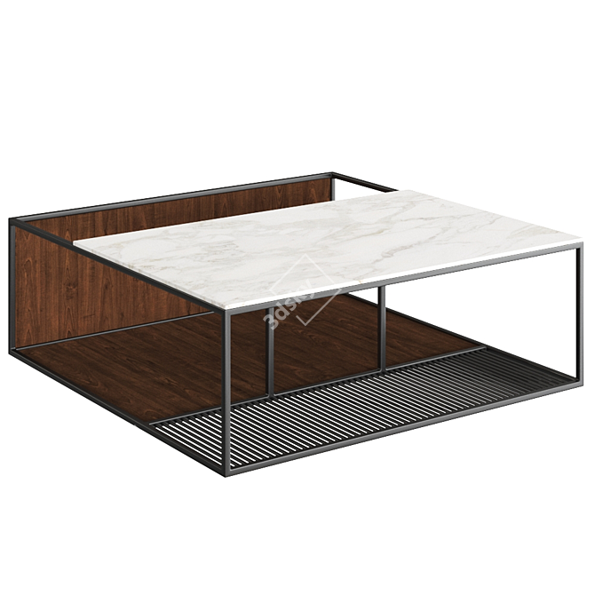 Natuzzi FIL ROUGE Coffee Table 3D model image 3