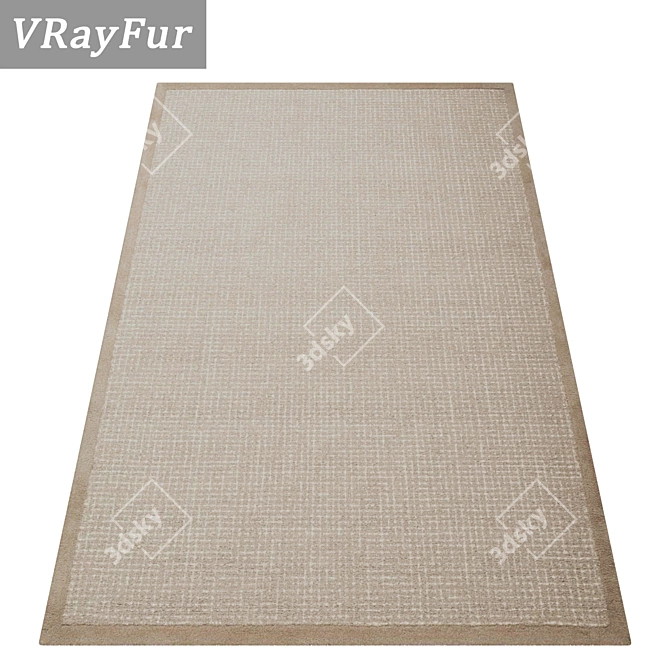 Luxury Carpet Set - High-Quality Textures 3D model image 2