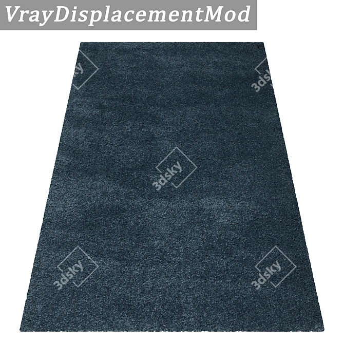 Title: Premium Texture Carpets Set 3D model image 3