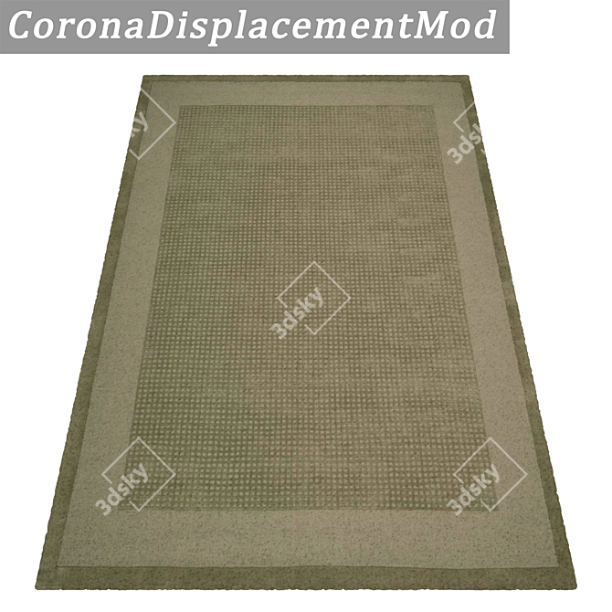 Title: Premium Texture Carpets Set 3D model image 4