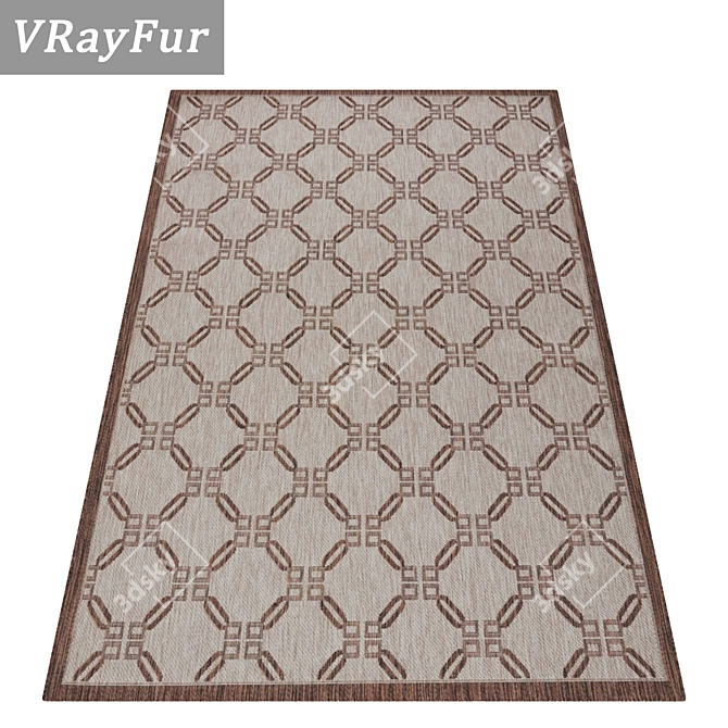 High-Quality Carpets Set 3D model image 2