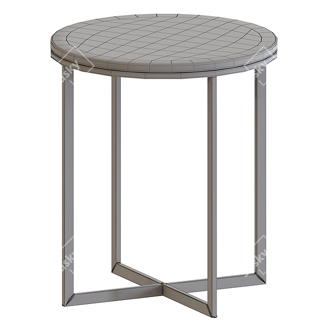 Glasar 05 Coffee Table with White Top 3D model image 2