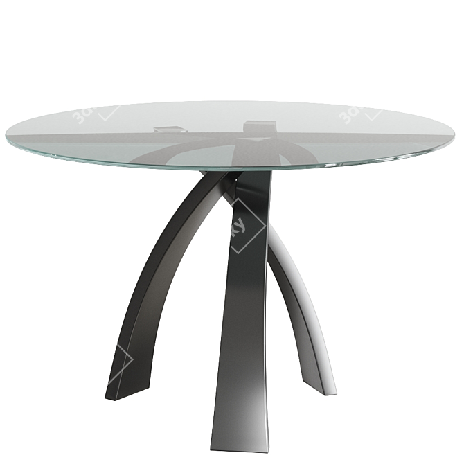 Italian Elegance: Eliseo Table by Tonin Casa 3D model image 4
