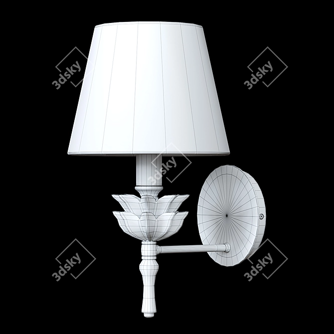 Elegant House Barbara Wall Lamp 3D model image 2