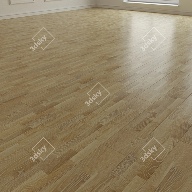 Salsa Oak Ivory Laminate Parquet 3D model image 2