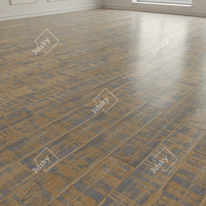 Fashion Parquet Flooring 3D model image 2