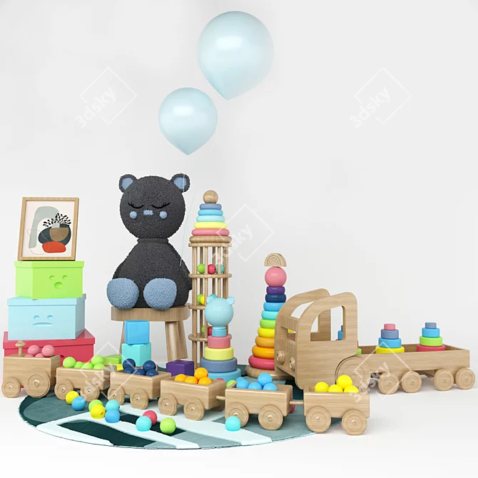 Creative Kids Toy Set 3D model image 2