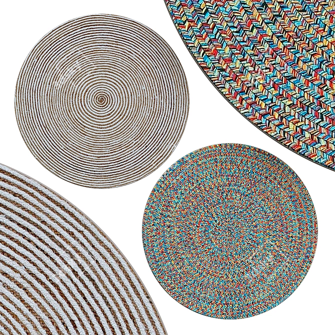 Round rug | Vintage Collection 3D model image 1