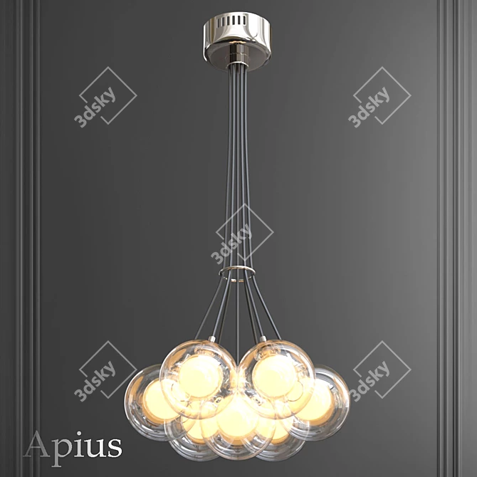 Modern Design Lamp: Apius 3D model image 1