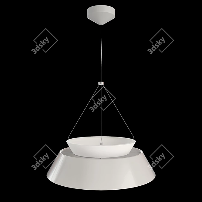 Enchanting Eden Pendant Lamp 3D model image 1